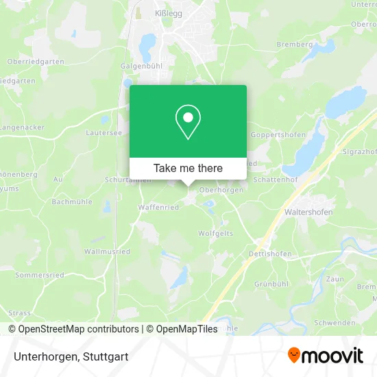 Unterhorgen map