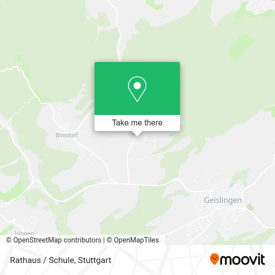 Rathaus / Schule map