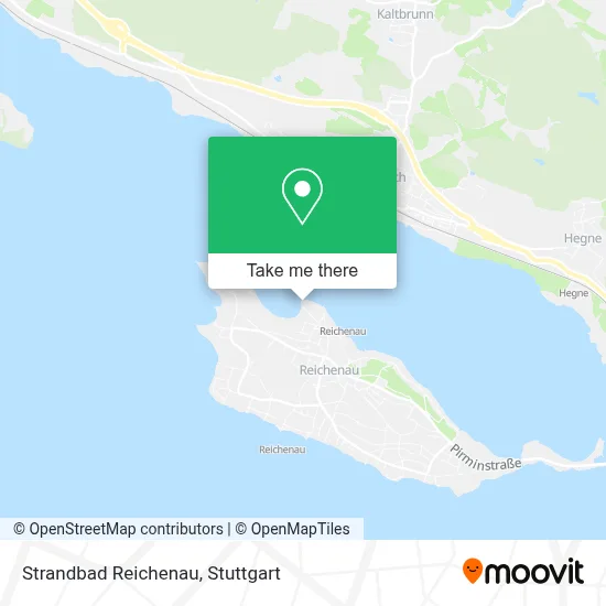 Strandbad Reichenau map
