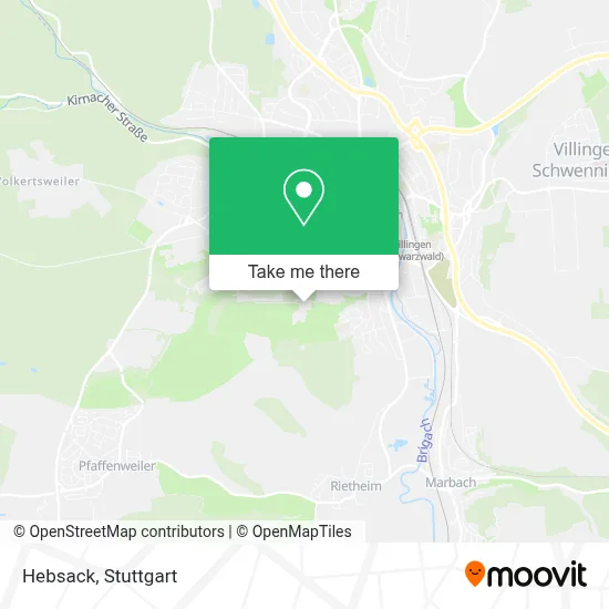 Hebsack map