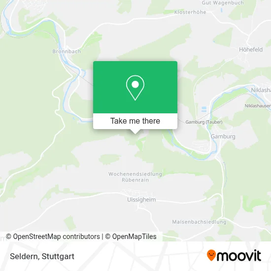 Seldern map