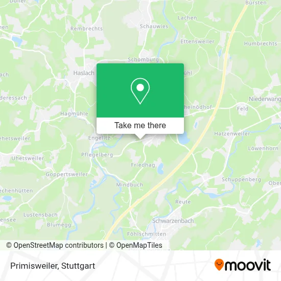Primisweiler map