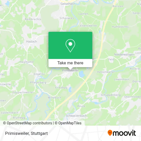 Primisweiler map