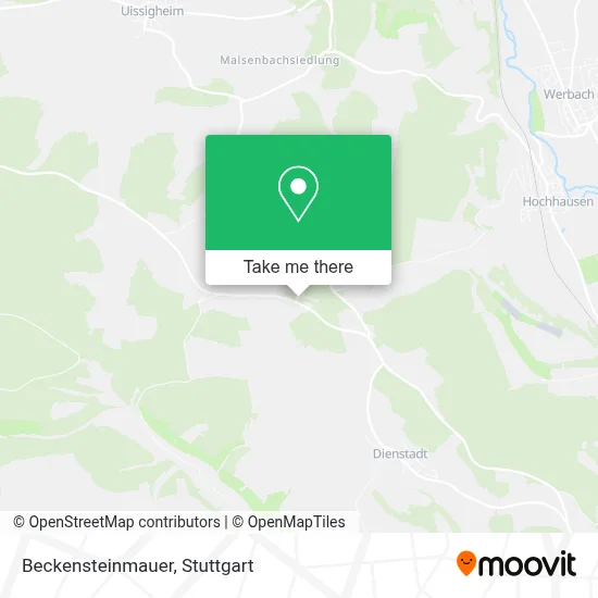 Beckensteinmauer map