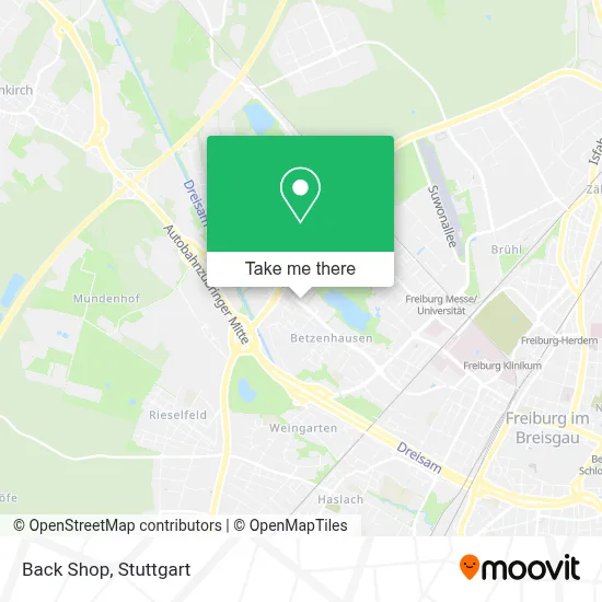 Back Shop map
