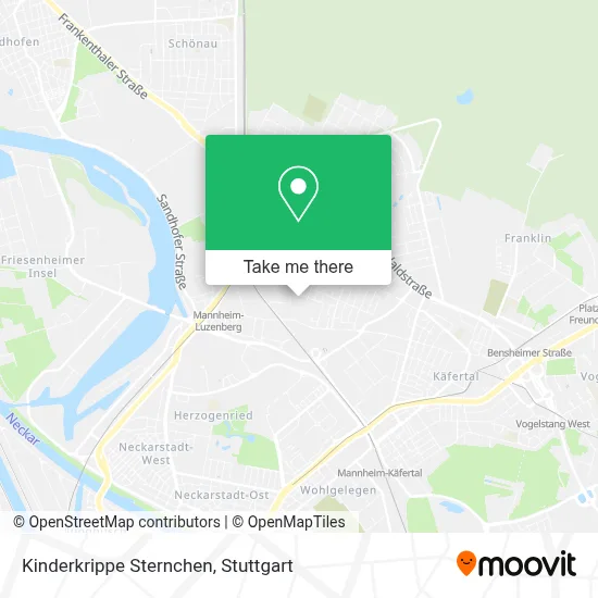 Kinderkrippe Sternchen map