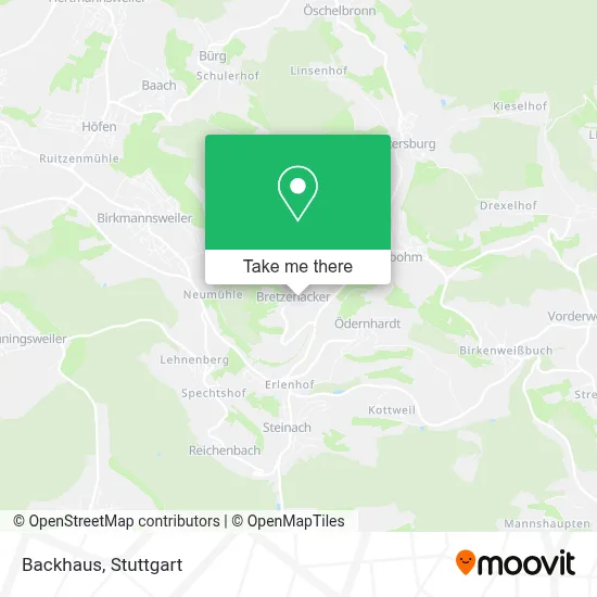 Backhaus map