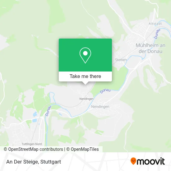 An Der Steige map