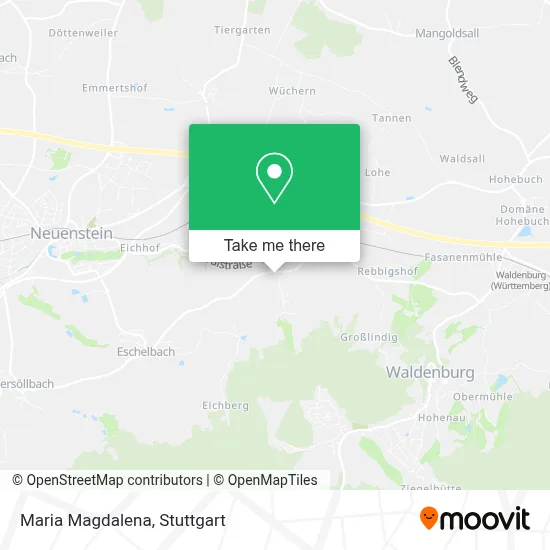 Maria Magdalena map