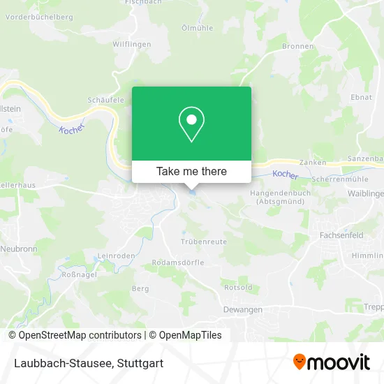 Laubbach-Stausee map
