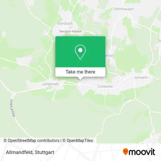 Allmandfeld map