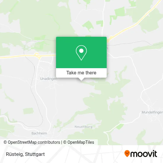 Rüsteig map