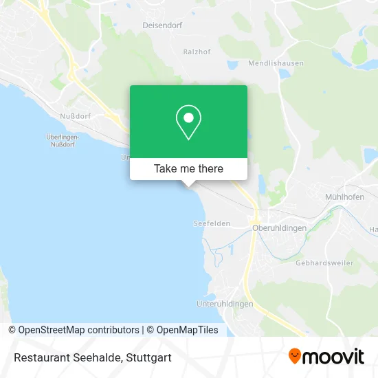 Restaurant Seehalde map