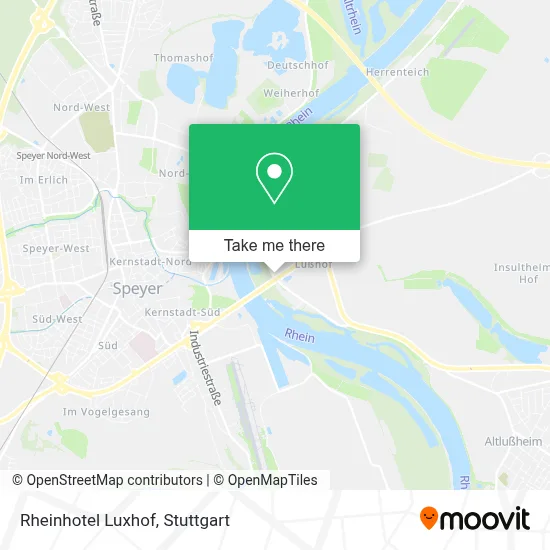 Rheinhotel Luxhof map