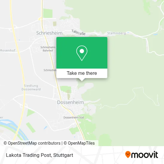 Lakota Trading Post map