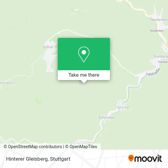 Hinterer Gleisberg map