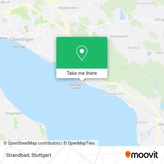 Strandbad map