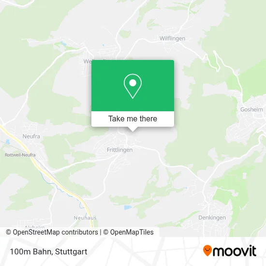 100m Bahn map