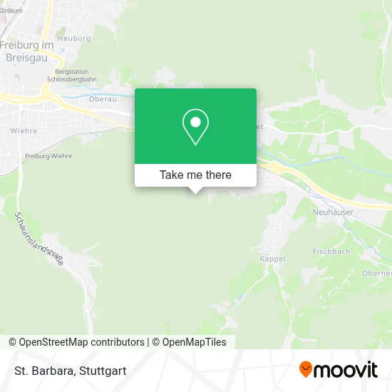 St. Barbara map