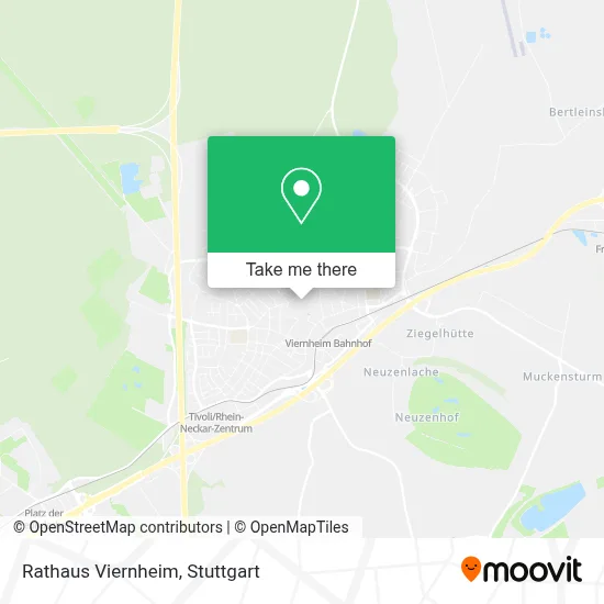 Rathaus Viernheim map