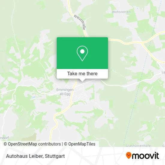 Autohaus Leiber map