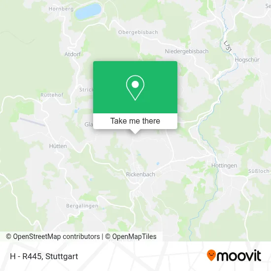 H - R445 map