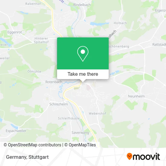 Germania map