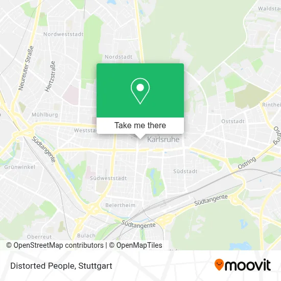 Distorted People map