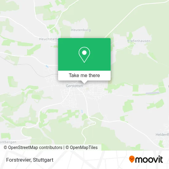 Forstrevier map