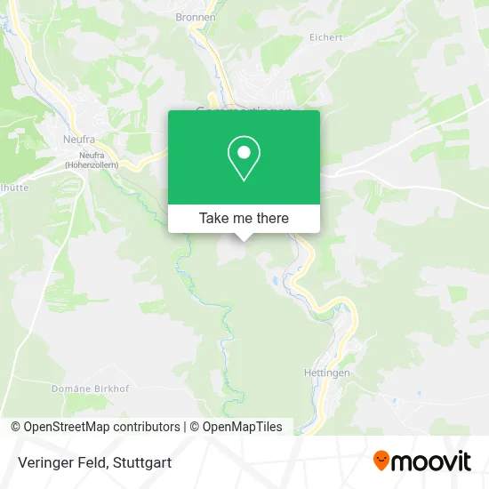Veringer Feld map