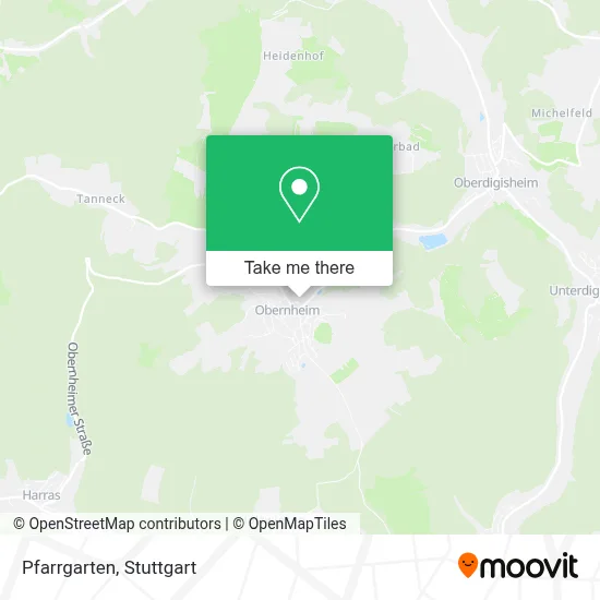 Pfarrgarten map