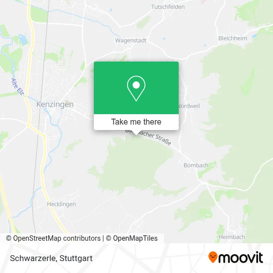 Schwarzerle map