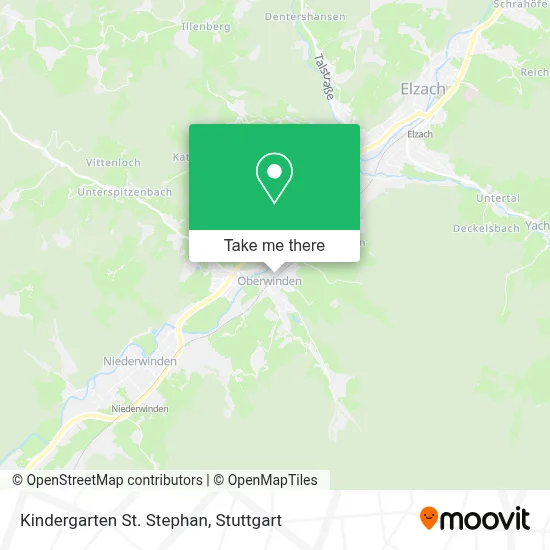 Kindergarten St. Stephan map
