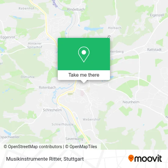 Musikinstrumente Ritter map