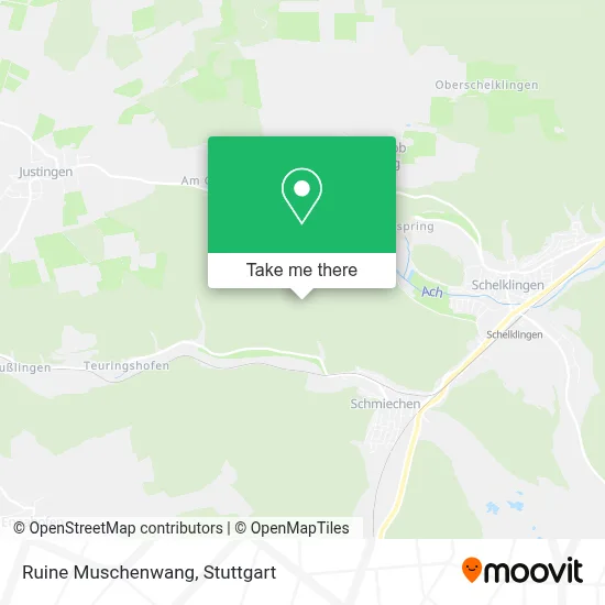 Ruine Muschenwang map
