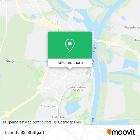 Lünette 83 map