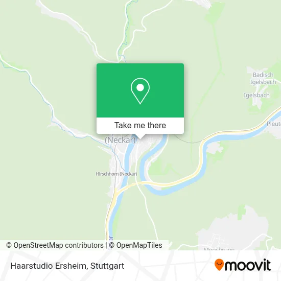 Haarstudio Ersheim map