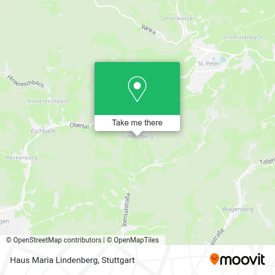 Haus Maria Lindenberg map