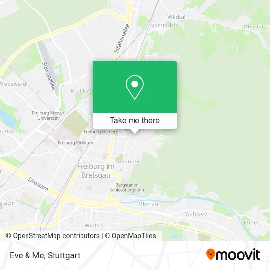 Eve & Me map