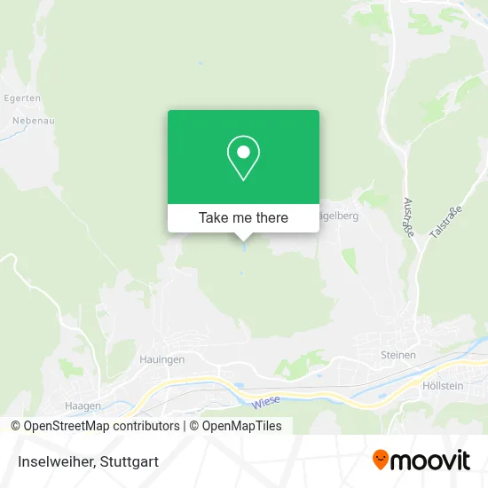 Inselweiher map