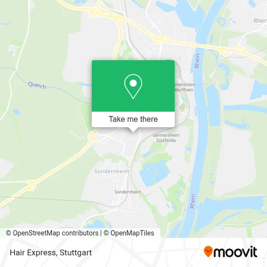 Hair Express map