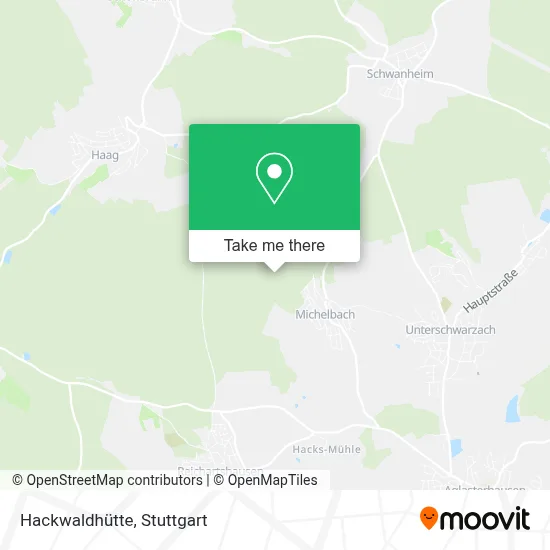 Hackwaldhütte map