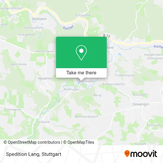 Spedition Lang map