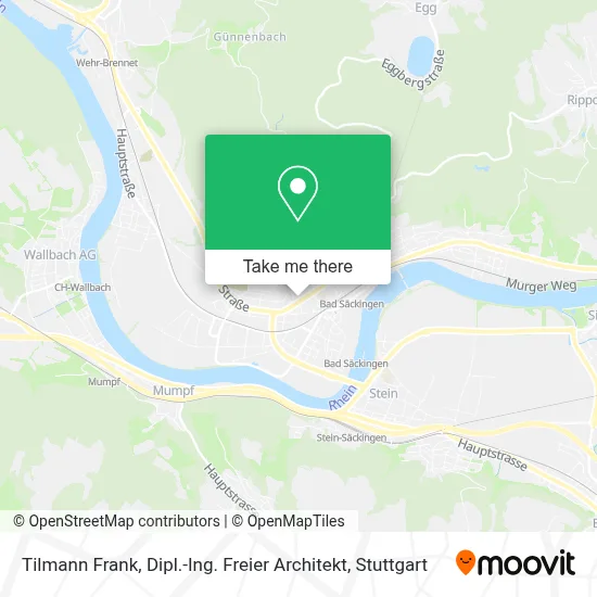 Tilmann Frank, Dipl.-Ing. Freier Architekt map
