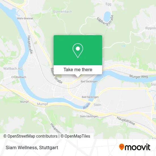 Siam Wellness map