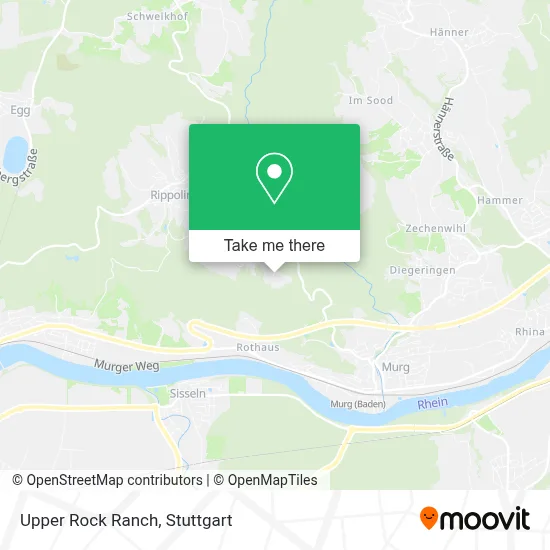 Upper Rock Ranch map