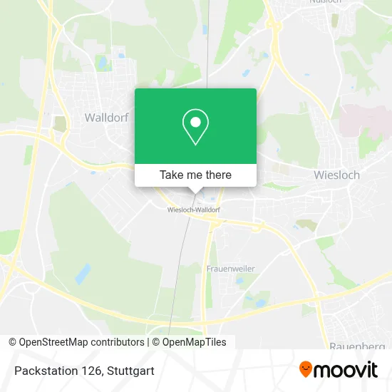 Packstation 126 map