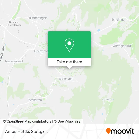 Arnos Hüttle map