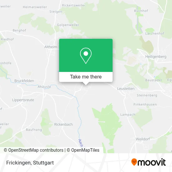 Frickingen map