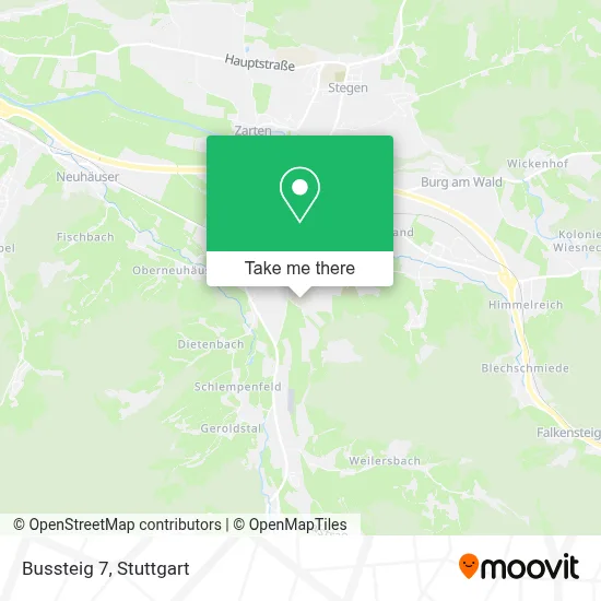 Bussteig 7 map